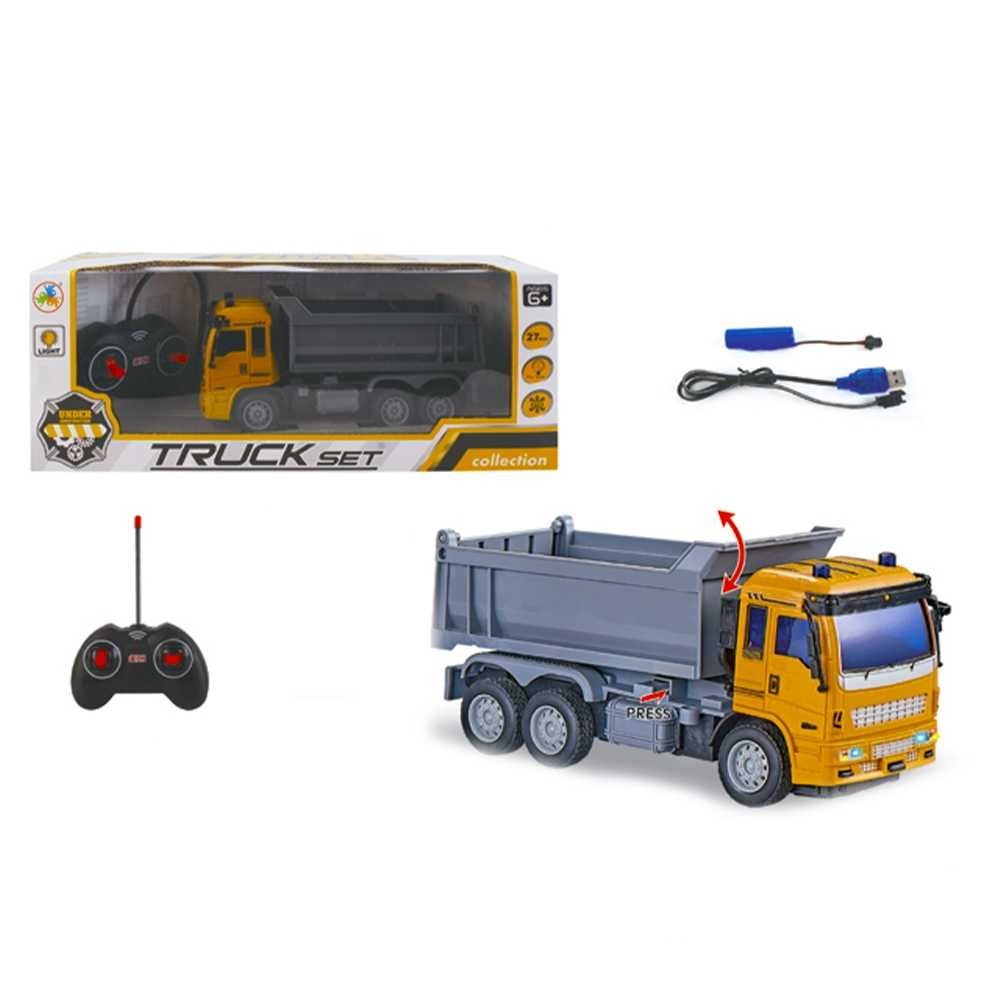Camion RC, cu lumina, 19.5x9x7 cm JC21-3 88.235294