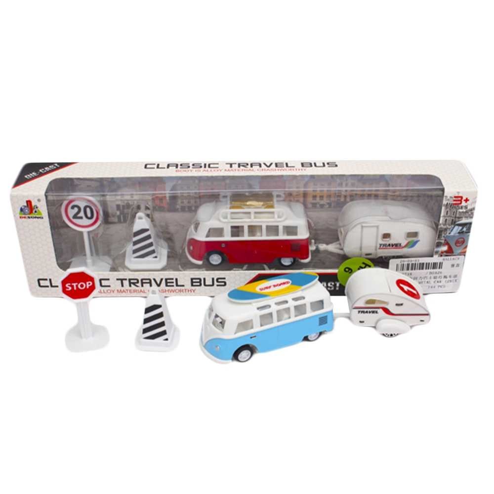 Set masina cu rulota, frictiune, din metal DS926 24.369748