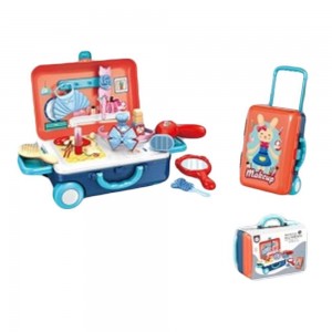 Accesorii frumusete, in troller, 16 buc/set 678-118A 57.983193