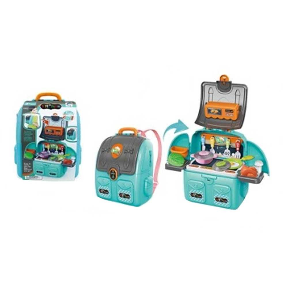 Play set bucatarie, in ghiozdanel, pentru baieti 628-6 54.621849