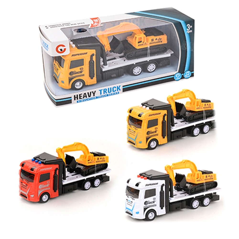 Camion cu frictiune + macara, muzica/lumina 9917-1C 32.773109