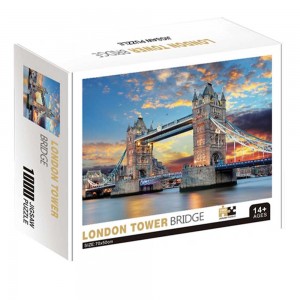 Puzzle carton, in cutie, Tower bridge, 1000 piese Q1015 41.176471