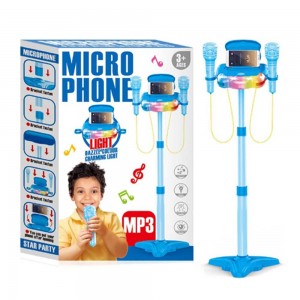 Microfon dublu cu baterii si suport, pentru baieti 5031 63.865546