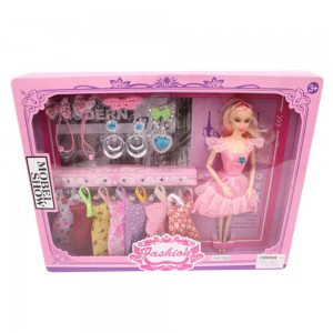 Papusa cu garderoba si accesorii Y017D2 46.218487