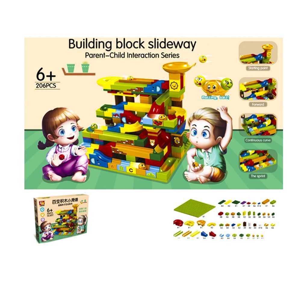 Cuburi constructii, 206 piese 8017 64.705882