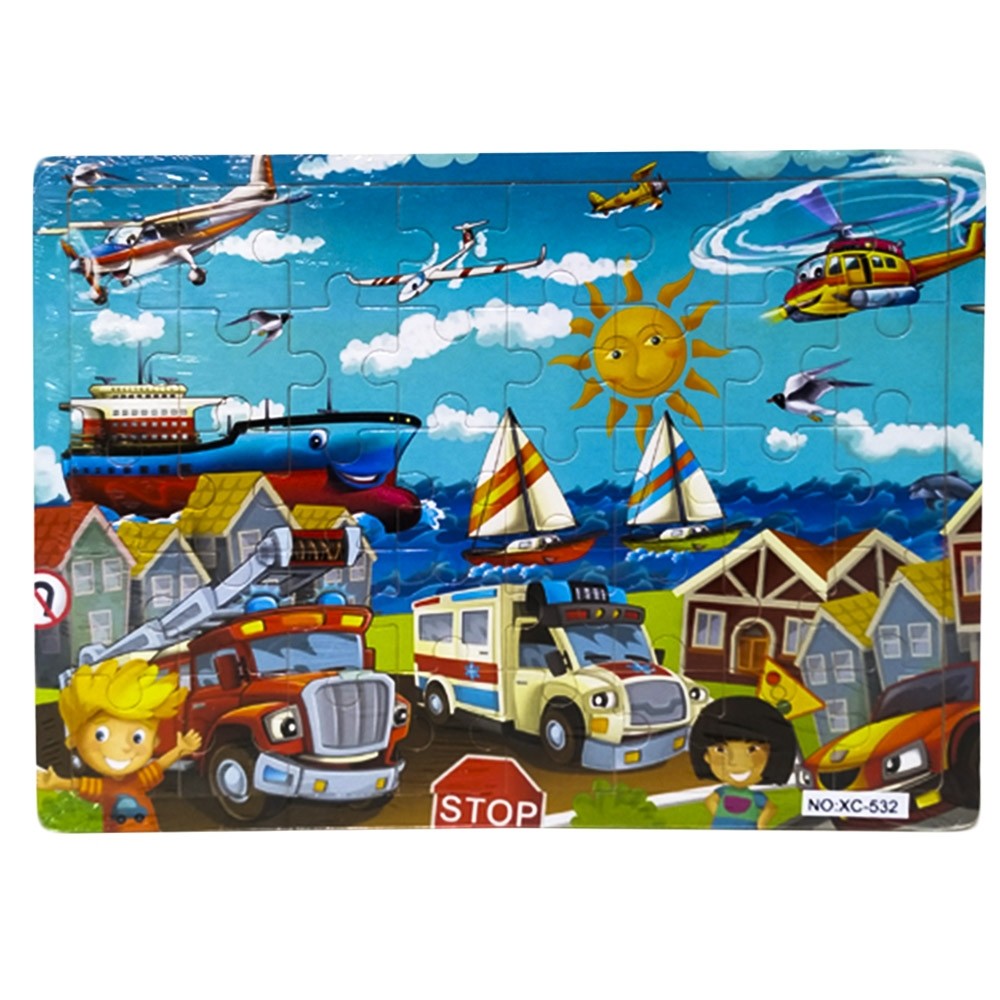 Puzzle lemn, 40 piese, Zi cu soare XC-532 12.605042