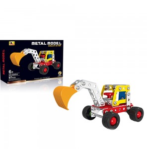 Joc constructii metal, Excavator, 97 piese X640-6 17.647059