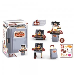 Play set barbeque, in troller, 15 piese CK08B 71.428571