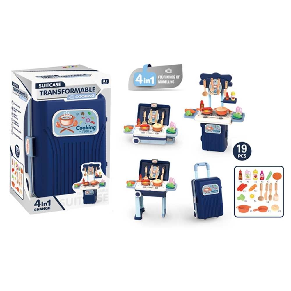 Play set bucatarie, in troller, 19 piese CK02B 71.428571