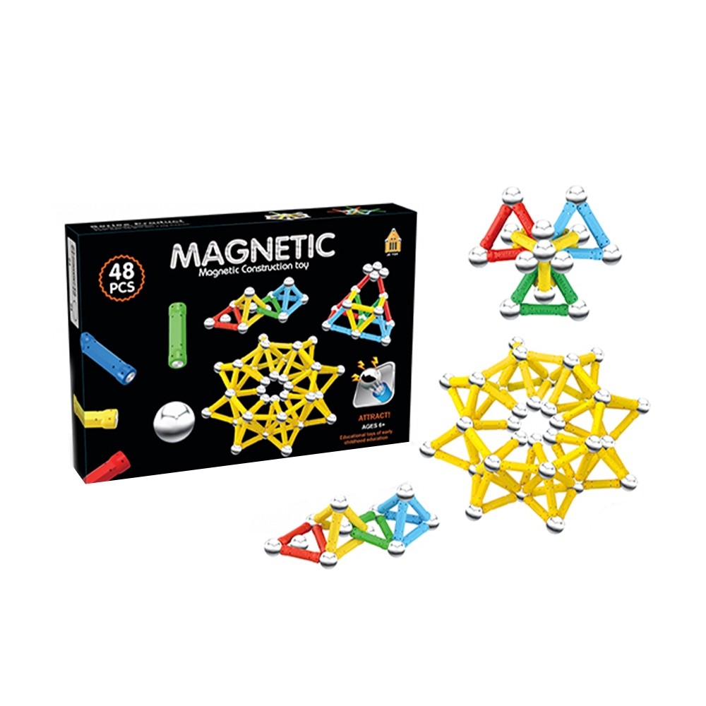 Joc constructii magnetic, 48 piese AQ-755 50.420168