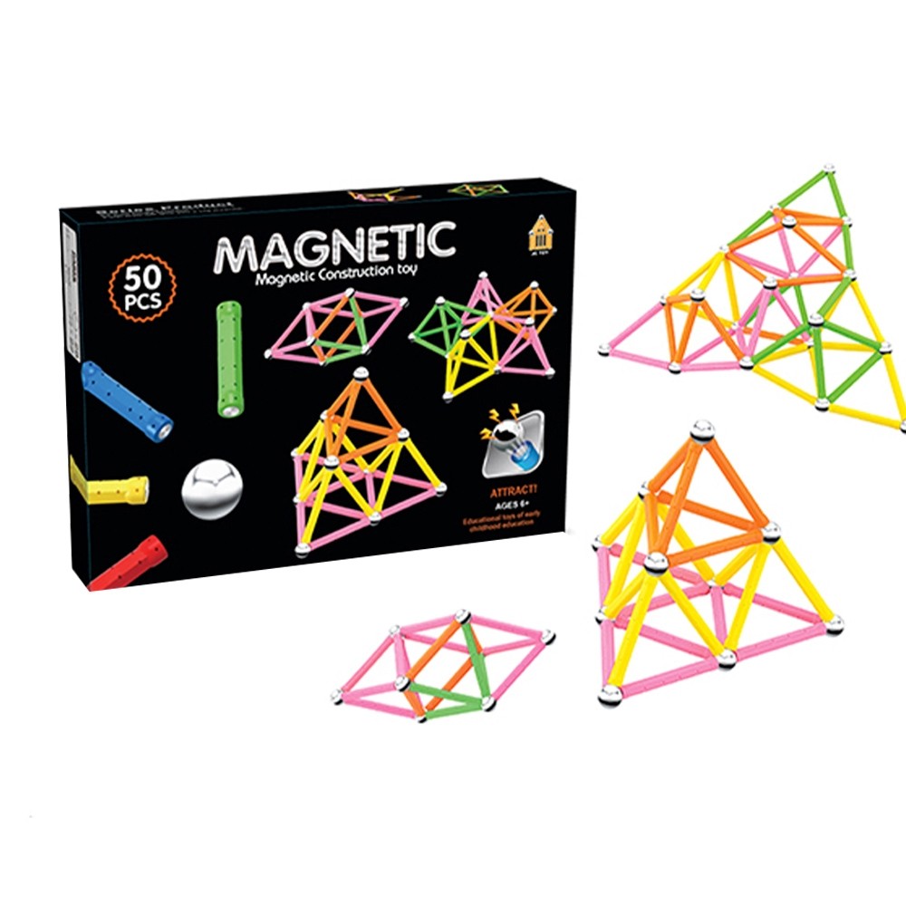 Joc constructii magnetic, 50 piese AQ-758 55.462185