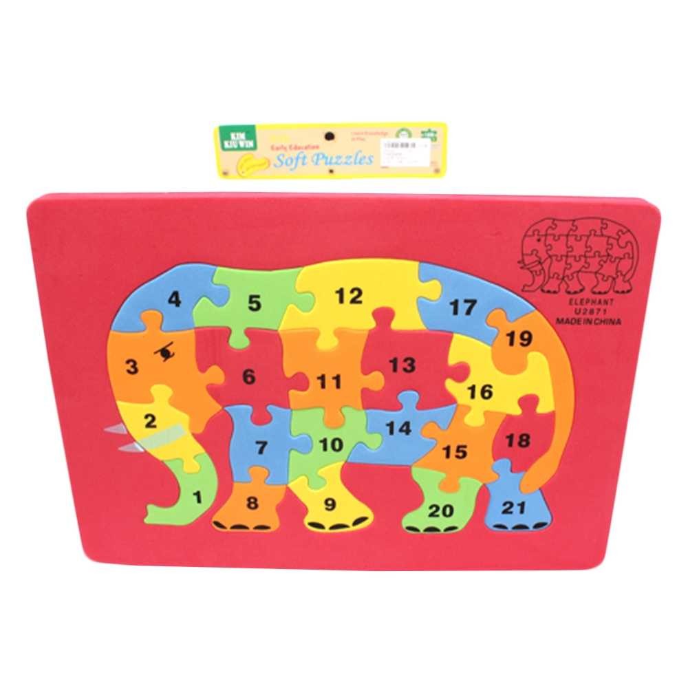 Puzzle EVA, incastru, Elefant 2871 16.806723
