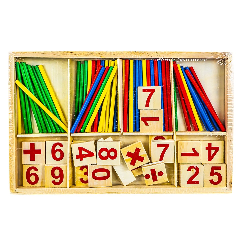 Joc educativ din lemn - Invata matematica TDL336 25.210084