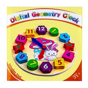 Puzzle educativ, din lemn, Ceas XH1699 30.252101