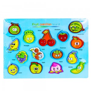 Puzzle din lemn, incastru, Fructe/Legume 688-5 33.613445