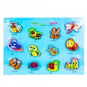 Puzzle din lemn, incastru, Insecte 688-3 33.613445