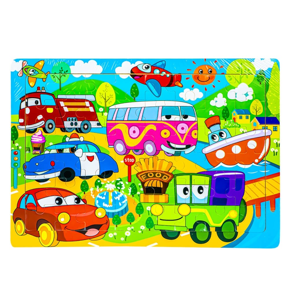 Puzzle din lemn, Masini BX-116 15.966387