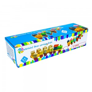 Trenulet din lemn, cu forme geometrice BX-102 42.016807
