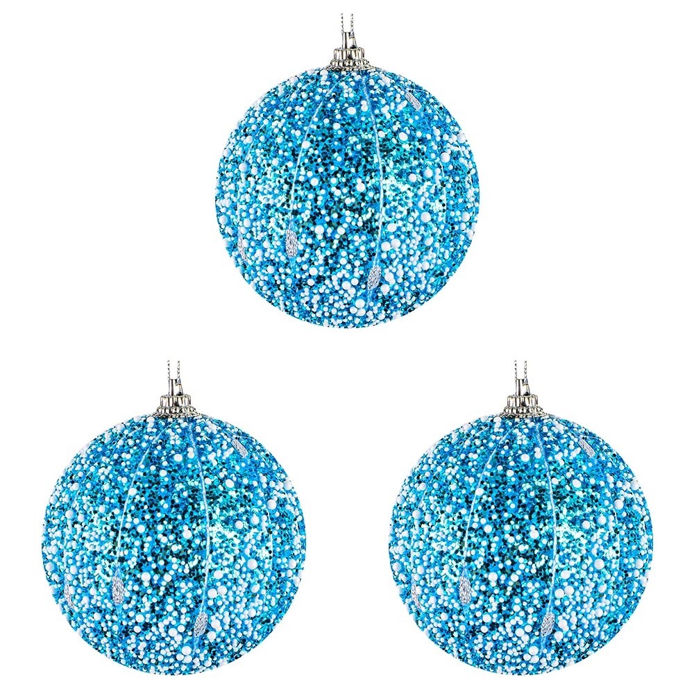 Globuri pom Craciun, 8 cm, 3 buc/set D-21065 13.445378