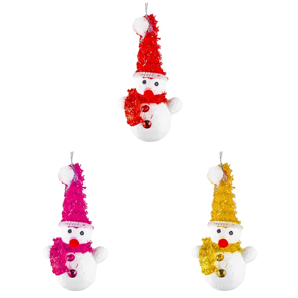 Globuri pom Craciun, Om de zapada, 6.5 cm, 3 buc/set FB-0051 5.042017
