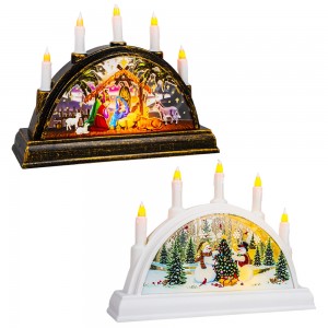 Lumanare ornamentala - scene Craciun ZF-078 43.697479