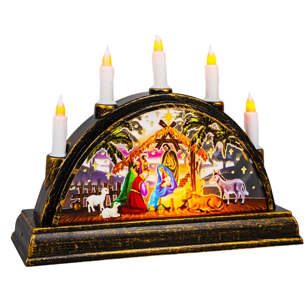 Lumanare ornamentala - scene Craciun ZF-078 43.697479