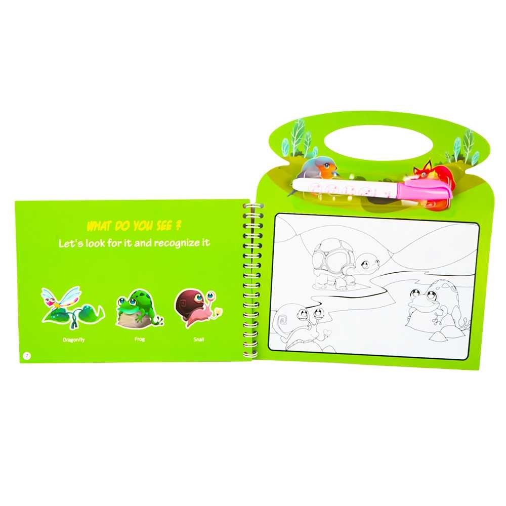 Carte de colorat, Picteaza cu apa 825211 10.084034