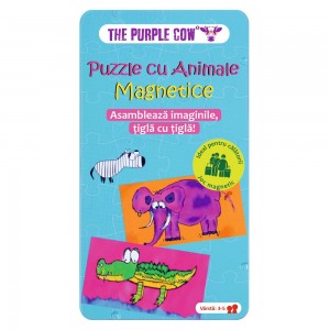 Joc magnetic - Puzzle cu Animale CW0213 32.773109