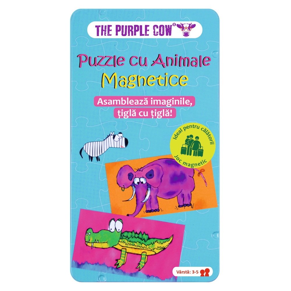 Joc magnetic - Puzzle cu Animale CW0213 32.773109