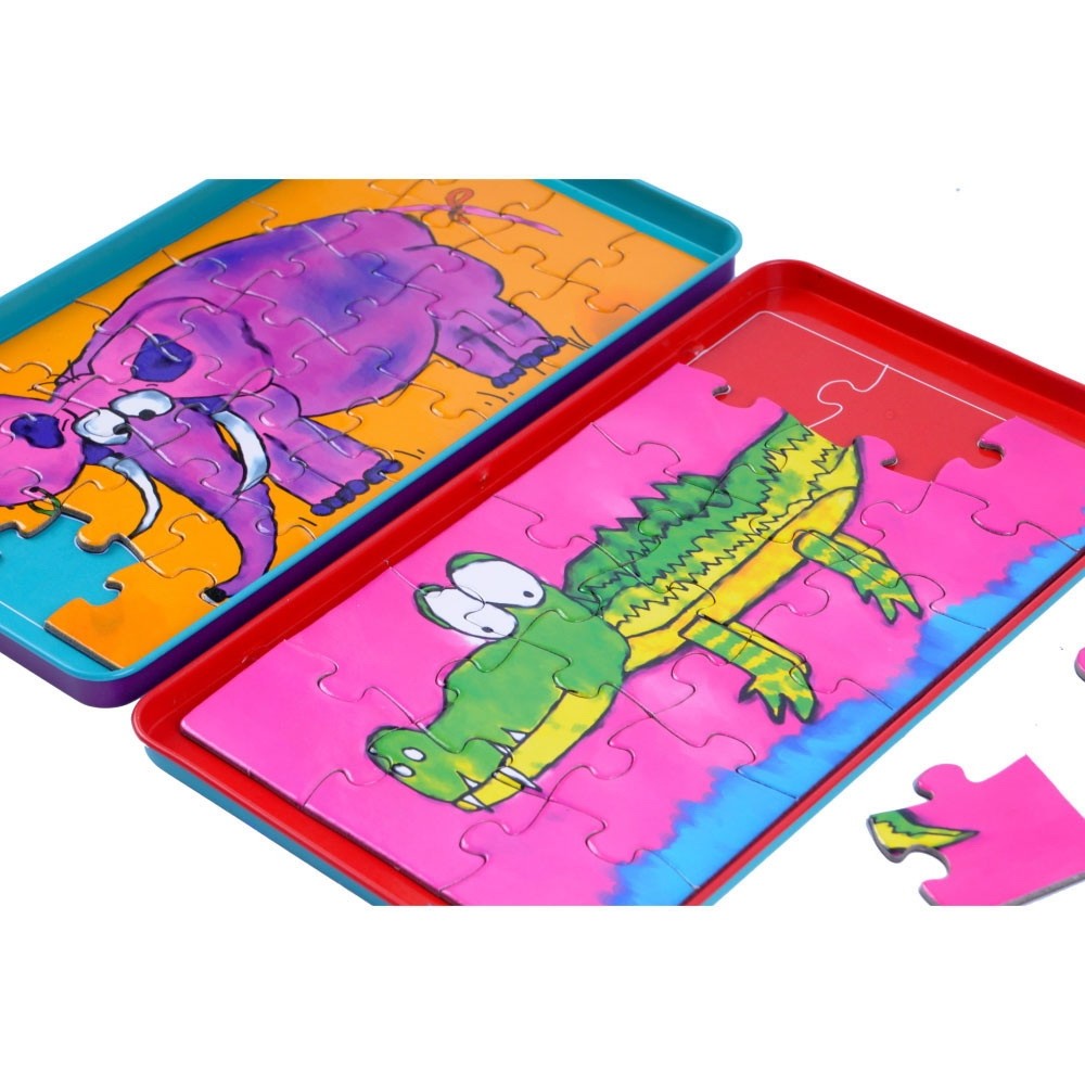 Joc magnetic - Puzzle cu Animale CW0213 32.773109