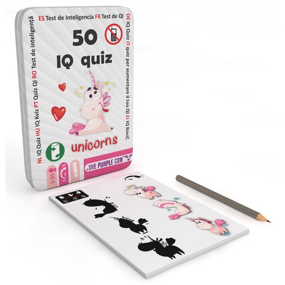 50 de teste de inteligenta cu unicorni CW0311 32.773109