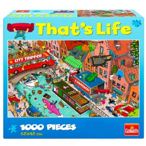Puzzle Cauta si Gaseste - Mare haos in oras, 1000 piese GLT9245 41.176471