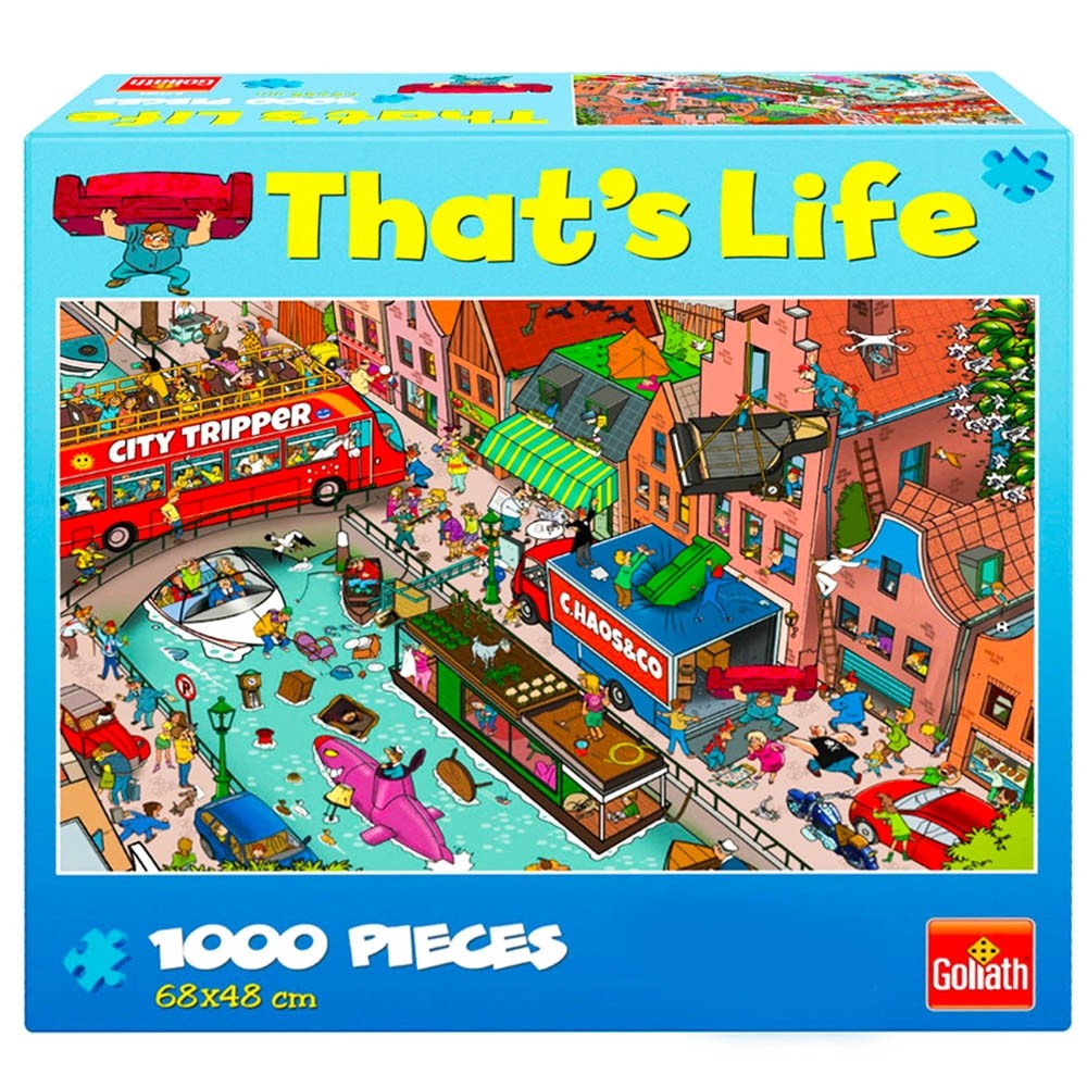 Puzzle Cauta si Gaseste - Mare haos in oras, 1000 piese GLT9245 41.176471