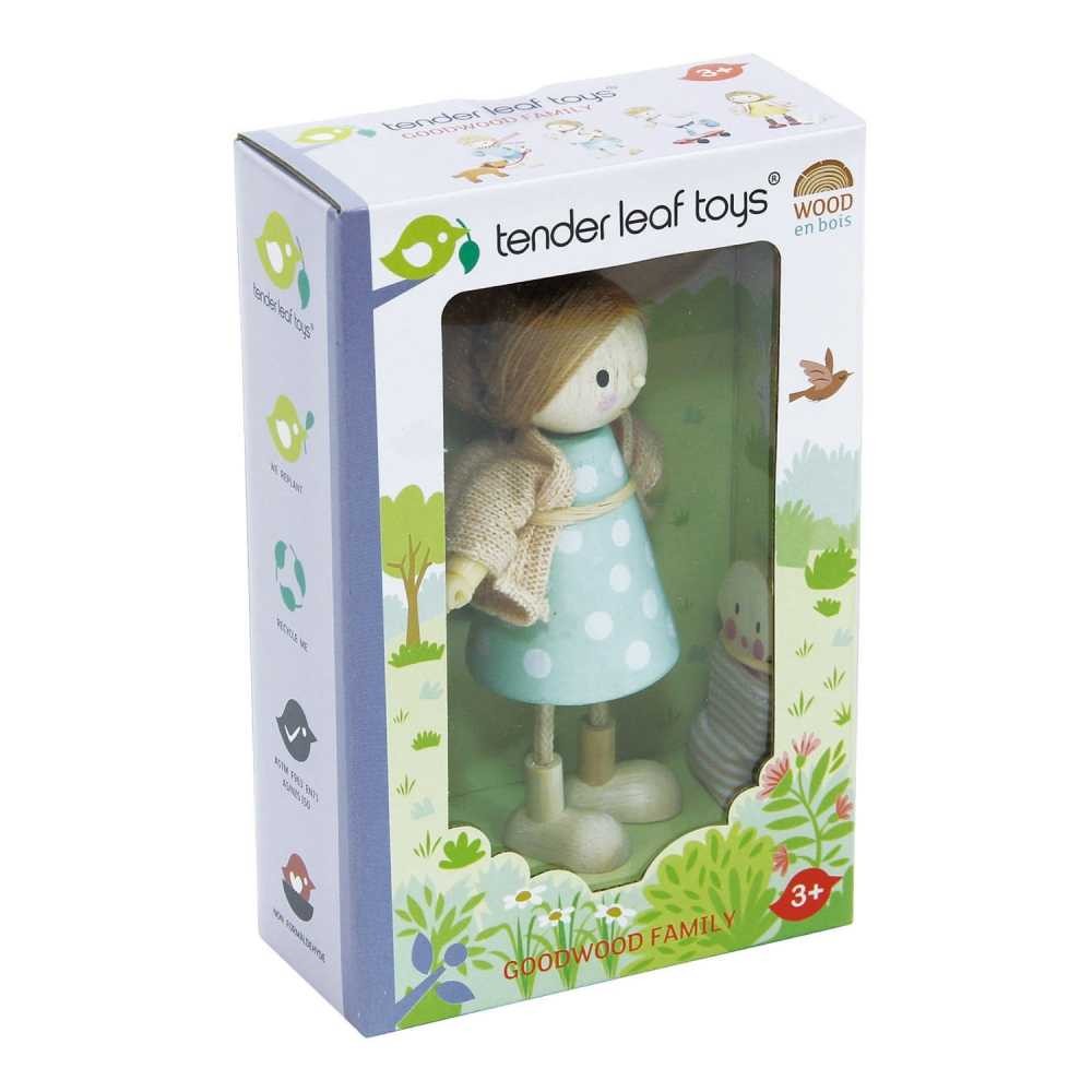 Figurine din lemn - D-na Goodwood cu bebelus TL8144 66.386555