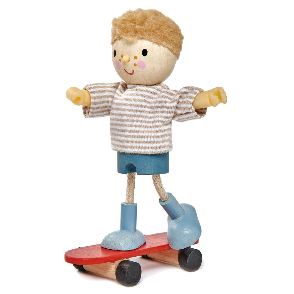 Figurine din lemn - Edward si skateboard-ul TL8145 66.386555
