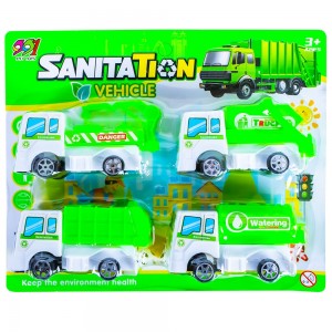 Masinute salubrizare, 4 buc/set 991-8A 12.605042