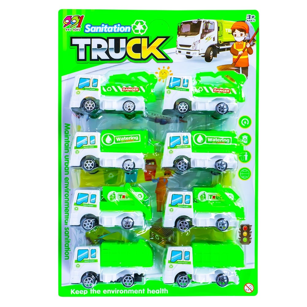 Masinute salubrizare, 8 buc/set 991-8B 22.689076