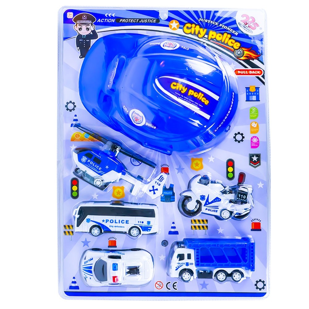Play set politie + casca 225-8895 41.176471