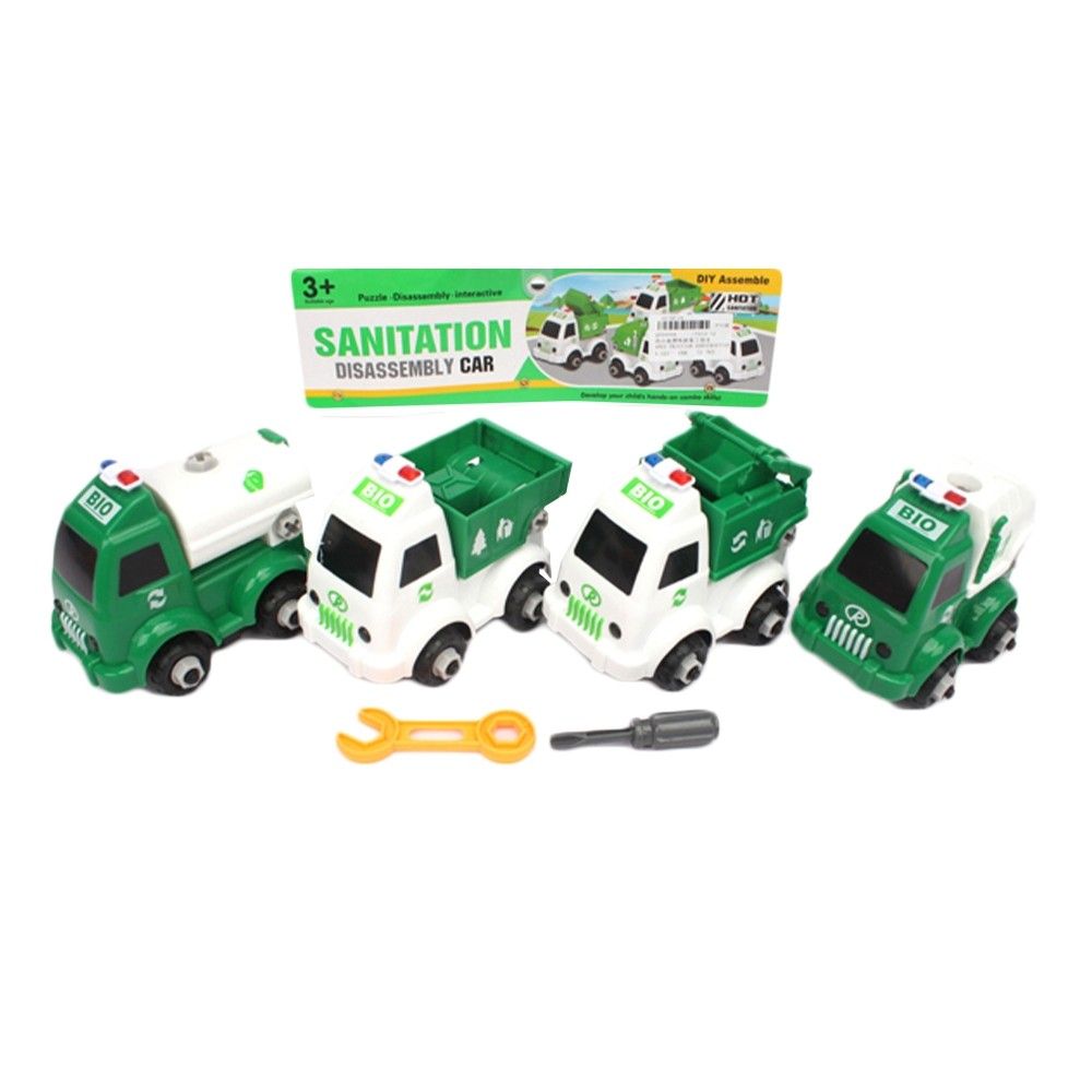 Masinute salubrizare demontabile, 4 buc/set U212-12 41.176471