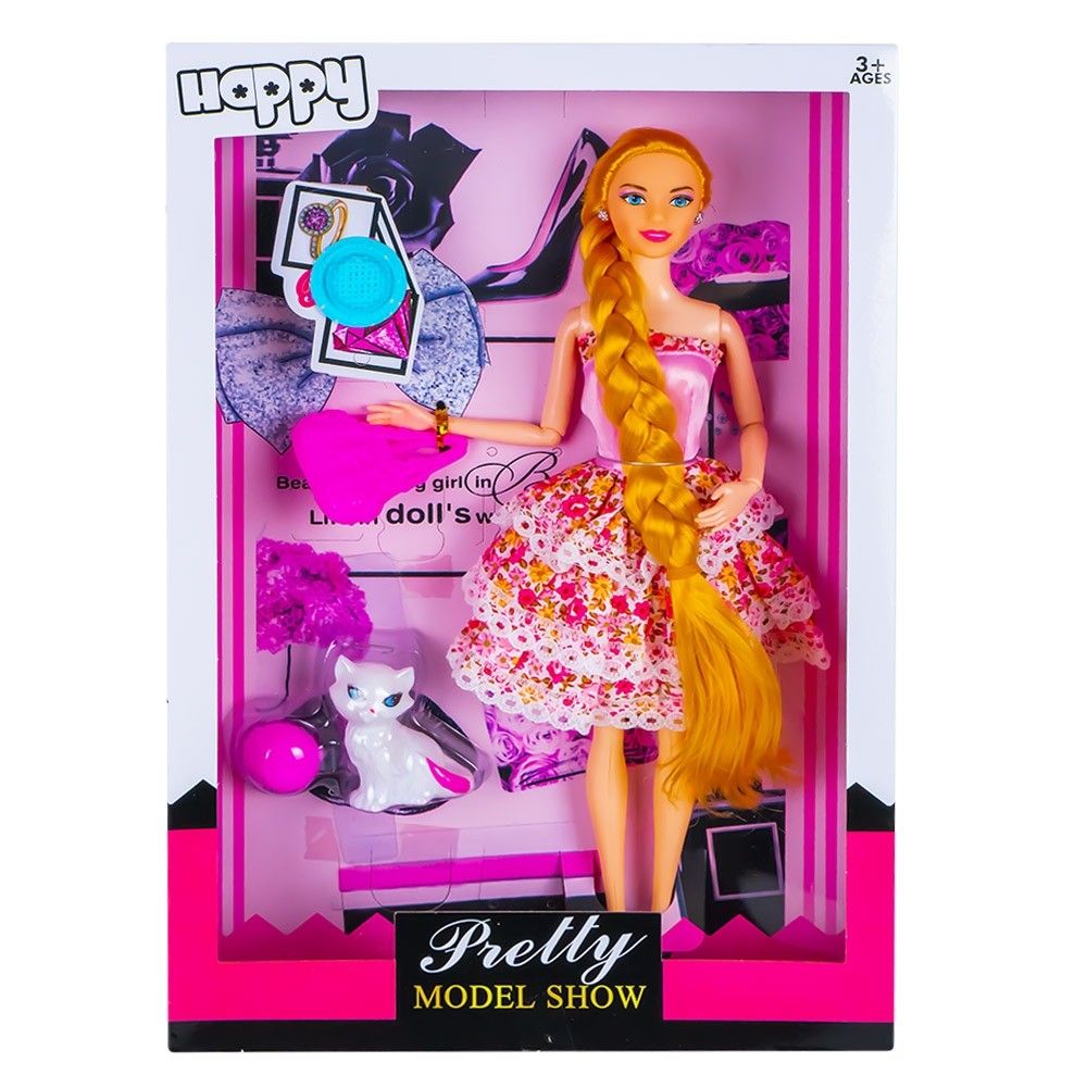 Papusa cu accesorii + pisica 02YBX179-12E 30.252101