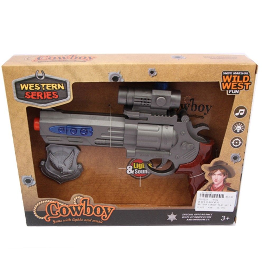 Pistol cowboy cu baterii 8852 23.529412