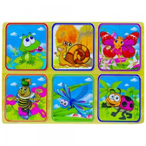 Puzzle lemn, Insecte BX-123 18.487395