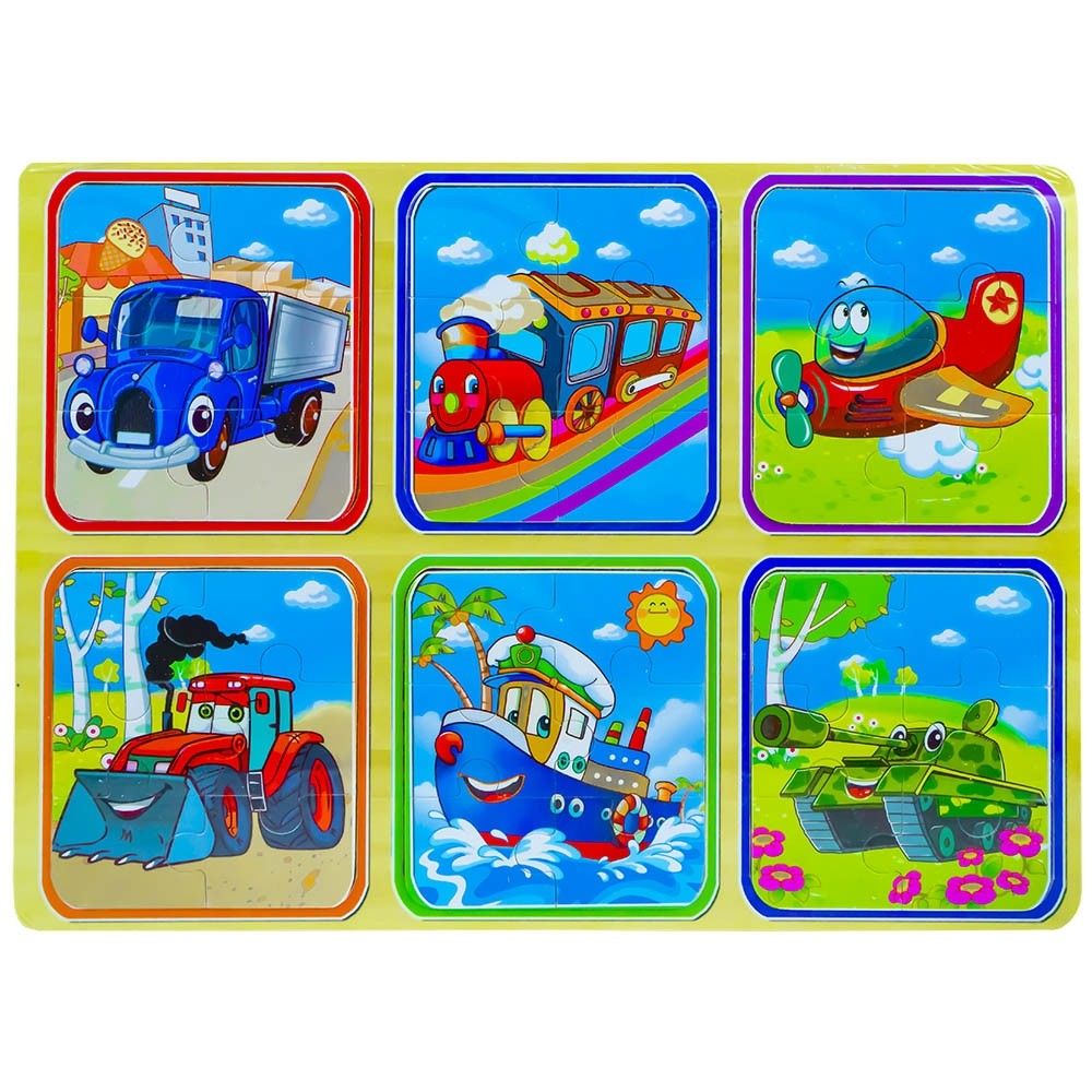 Puzzle lemn, Vehicule BX-124 18.487395