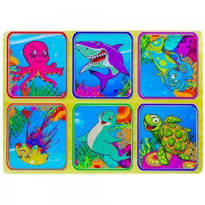Puzzle lemn, Animale marine BX-125 18.487395