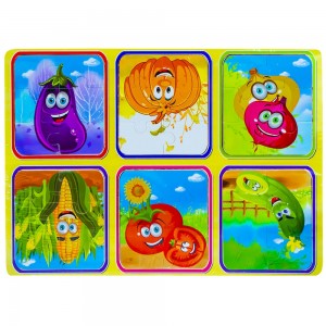 Puzzle lemn, Legume BX-126 18.487395