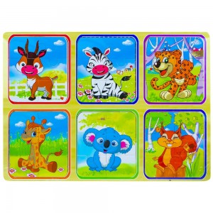 Puzzle lemn, Animale BX-128 18.487395