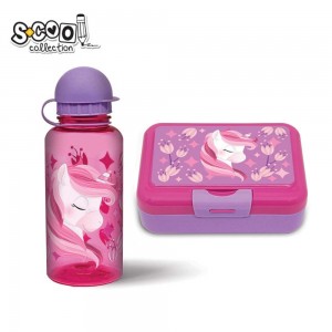 Set: sticla apa + cutie sandwich, Unicorn - S-COOL SC1594 37.815126