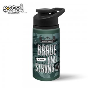 Sticla apa, aluminiu, Brave and Strong, 500ml - S-COOL SC1570 26.890756