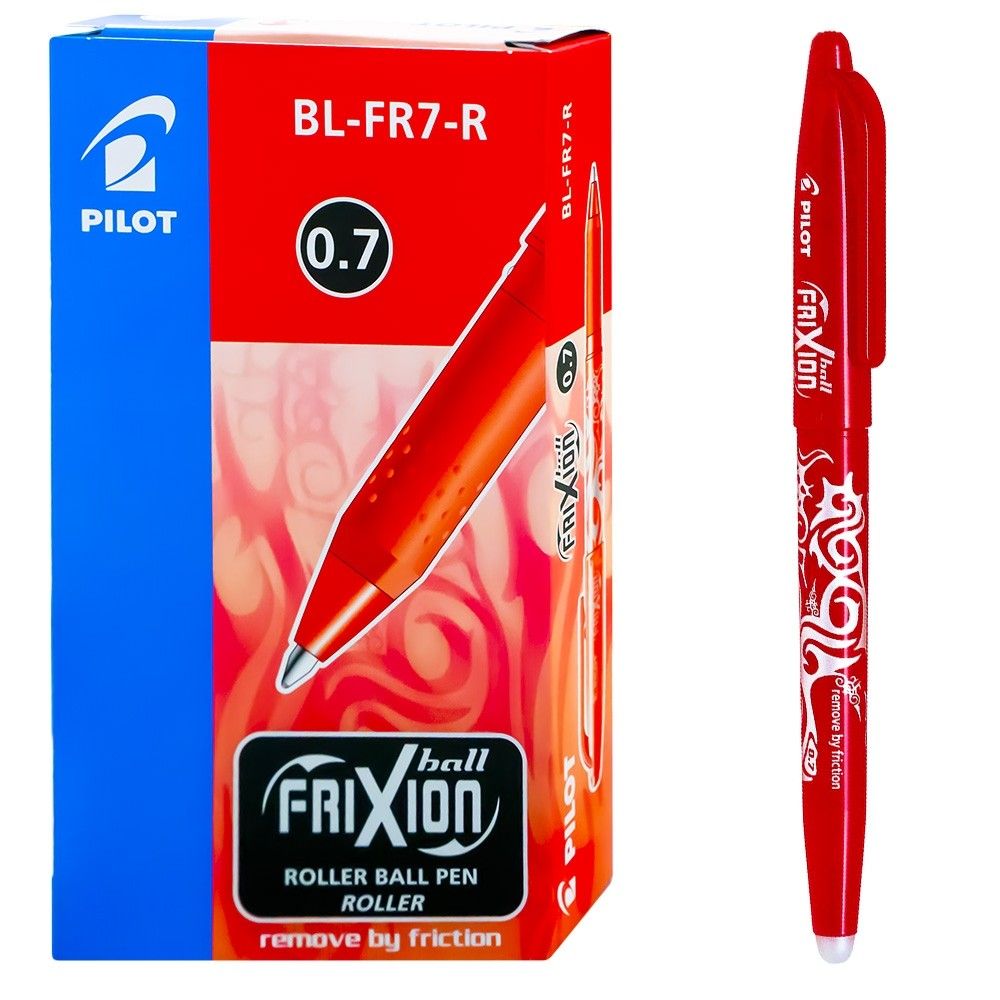 Roller Frixion Ball, 0.7mm, rosu - Pilot BL-FR7-R 12.605042