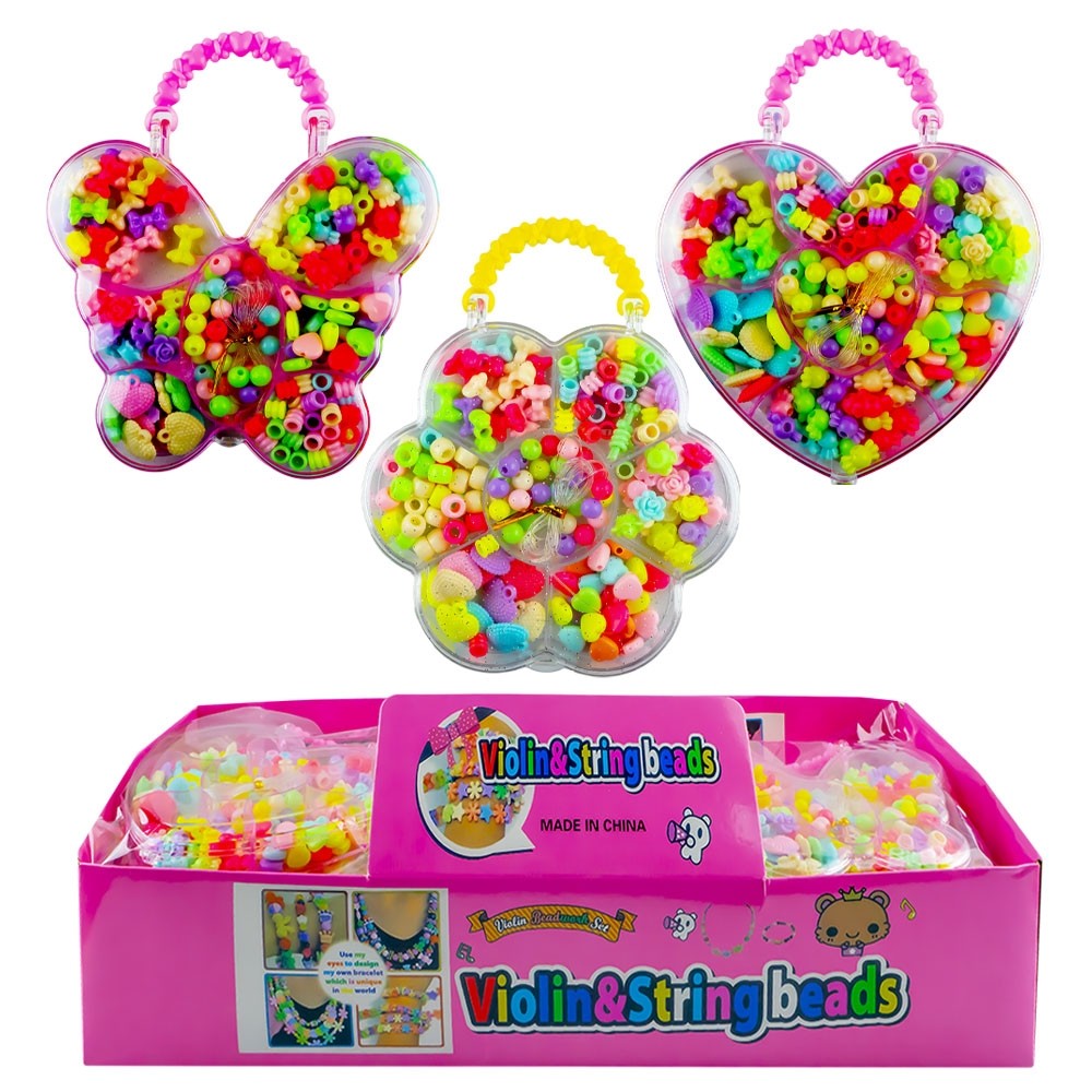 Set creativ margele, Inimioara/Fluturas/Floare MAR-05 15.966387